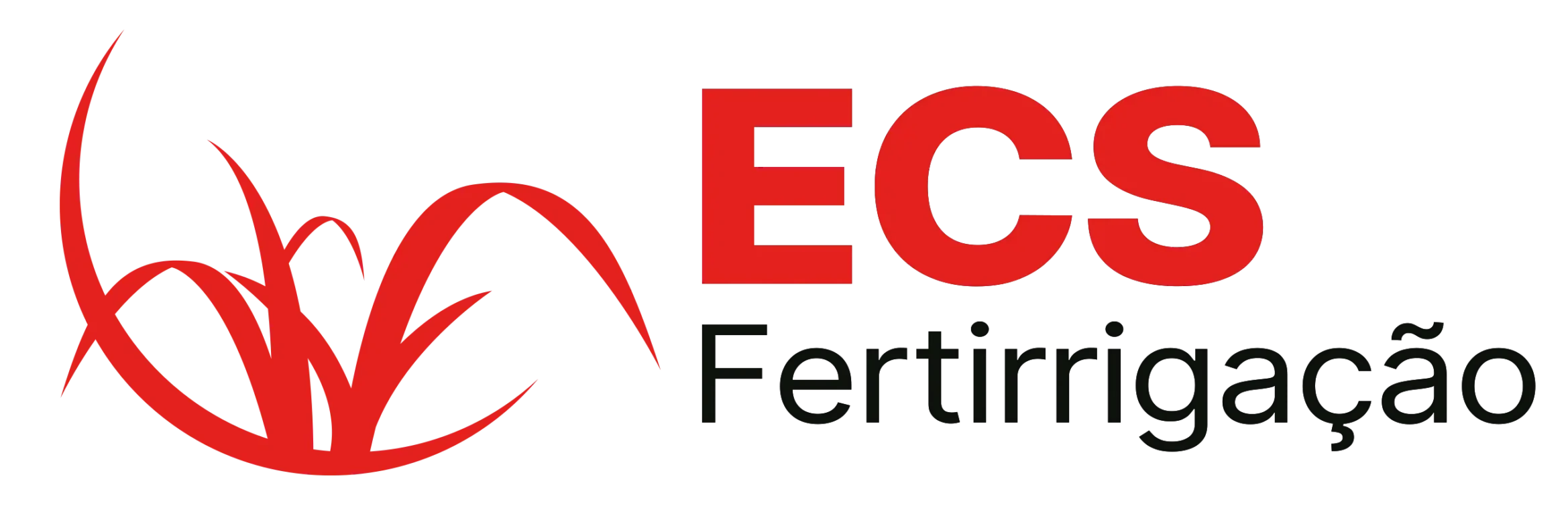 logotipo ecs irrigação e fertirrigação